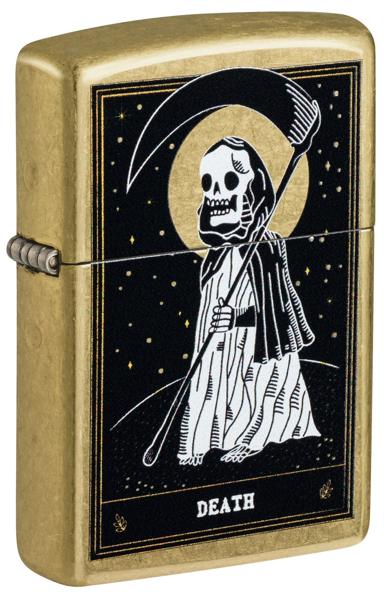Zippo Lighter: Tarot Death Card Design - Street Brass 46722