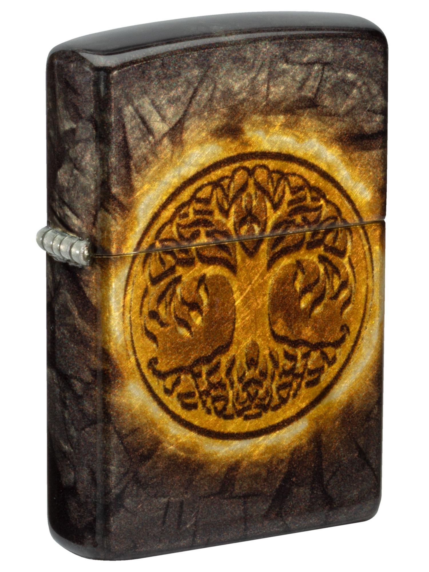 Zippo Lighter: Gleaming Tree of Life - 540 Fusion 46815