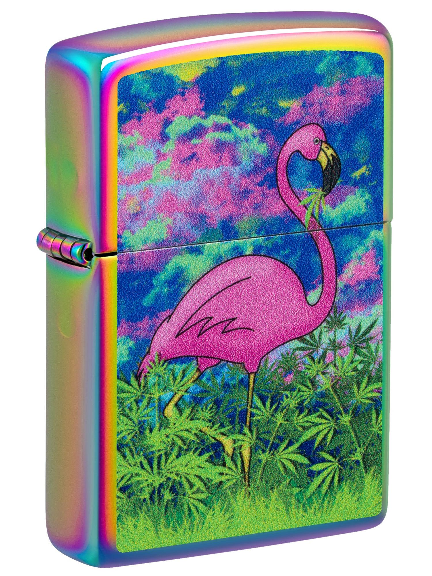 Zippo Lighter: Flamingo Fields - Multi-Color 46827