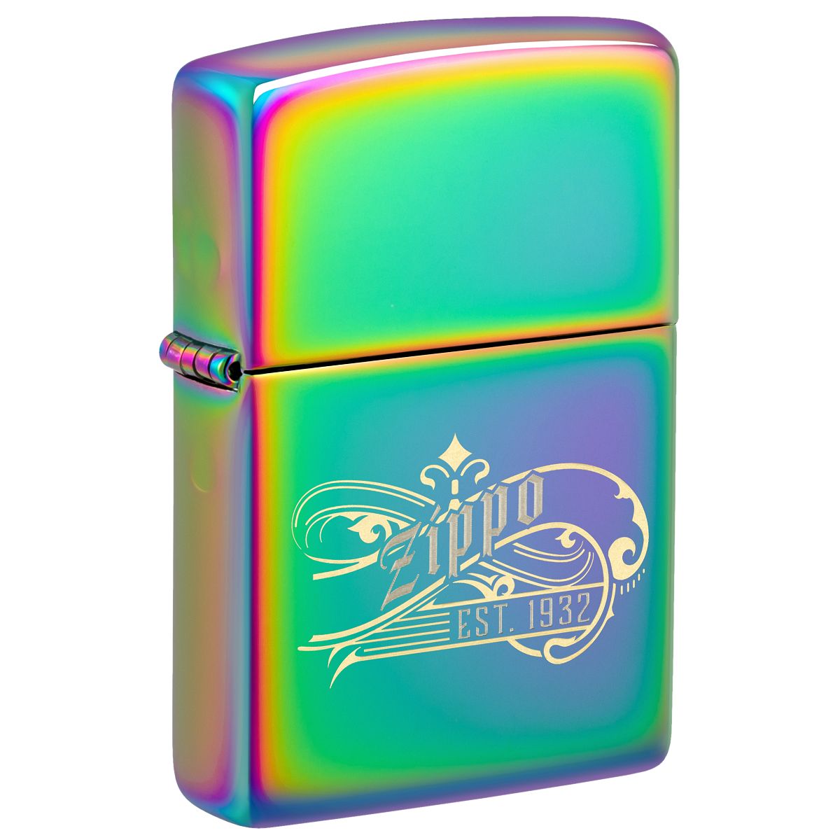 Zippo Lighter: Established 1932, Engraved - Multi-Color 46837