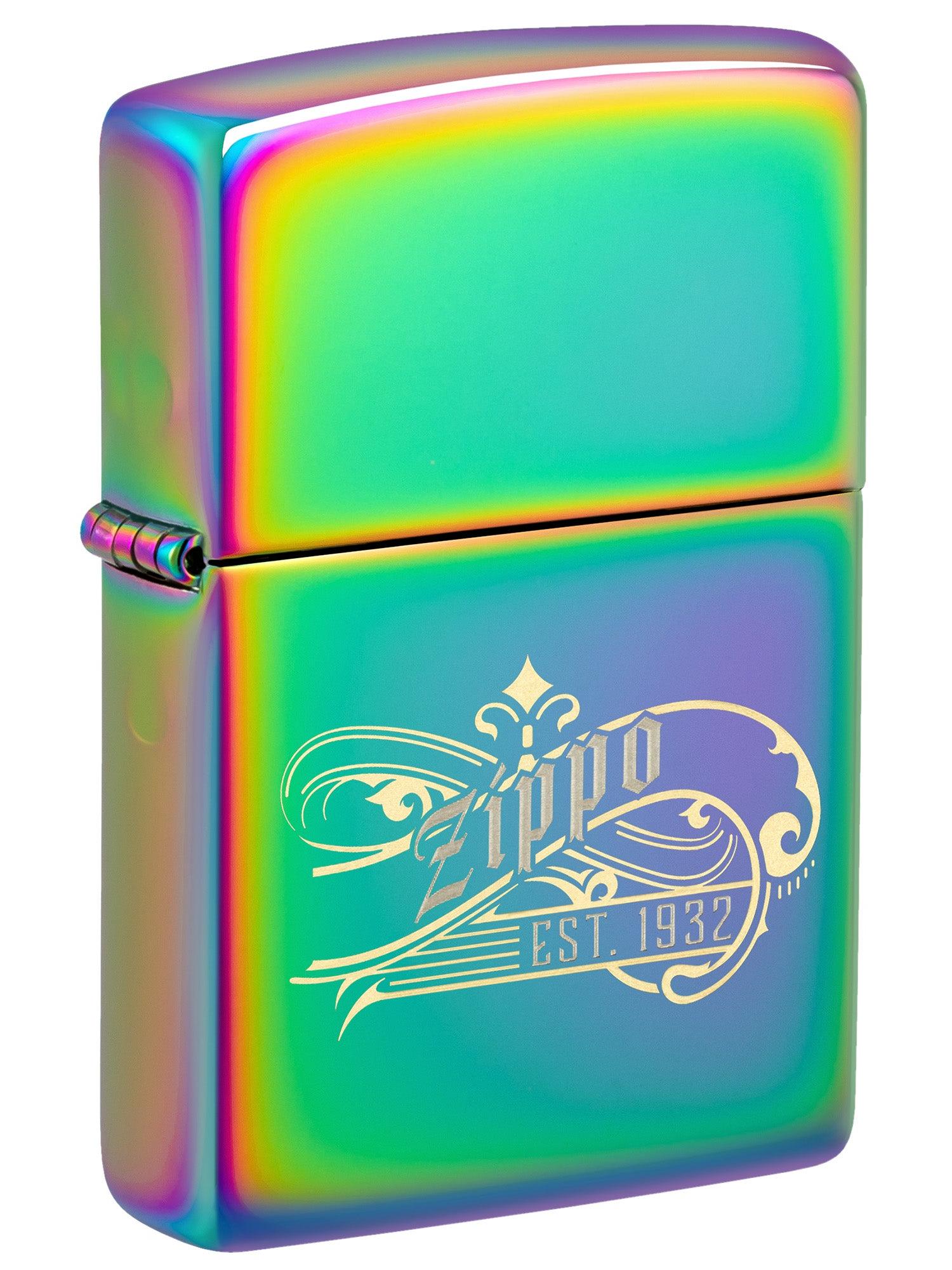 Zippo Lighter: Established 1932, Engraved - Multi-Color 46837