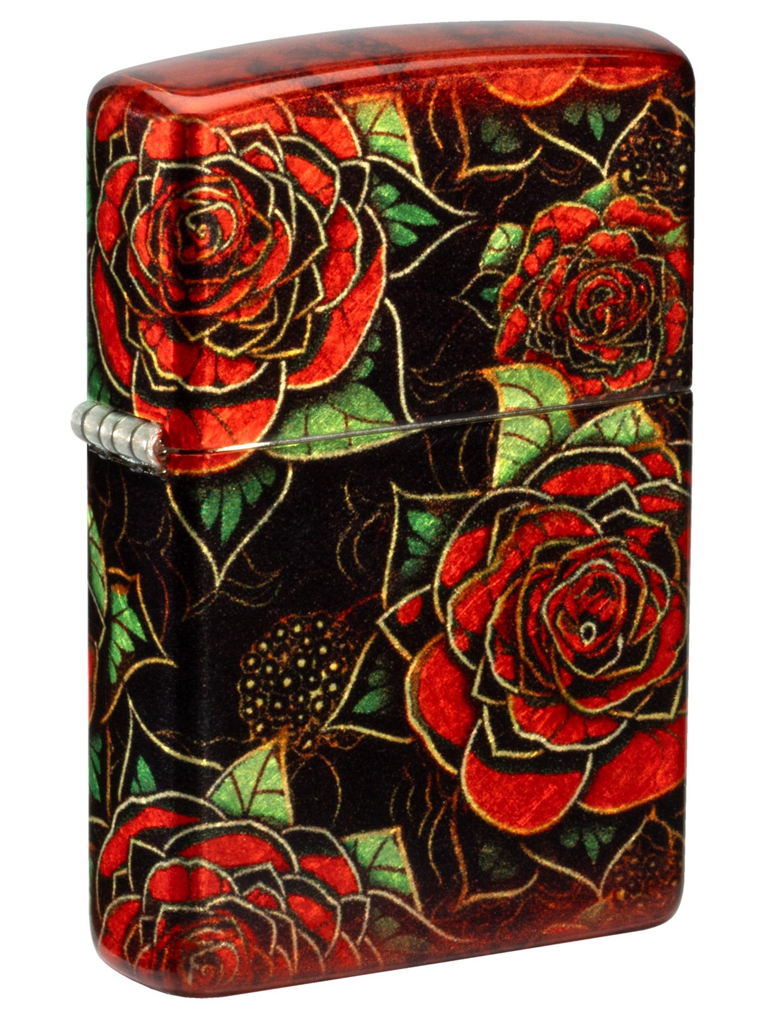 Zippo Lighter: Blooming Roses - 540 Fusion 46849