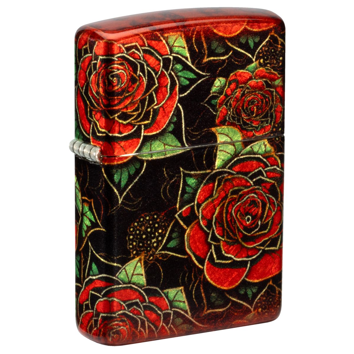 Zippo Lighter: Blooming Roses - 540 Fusion 46849