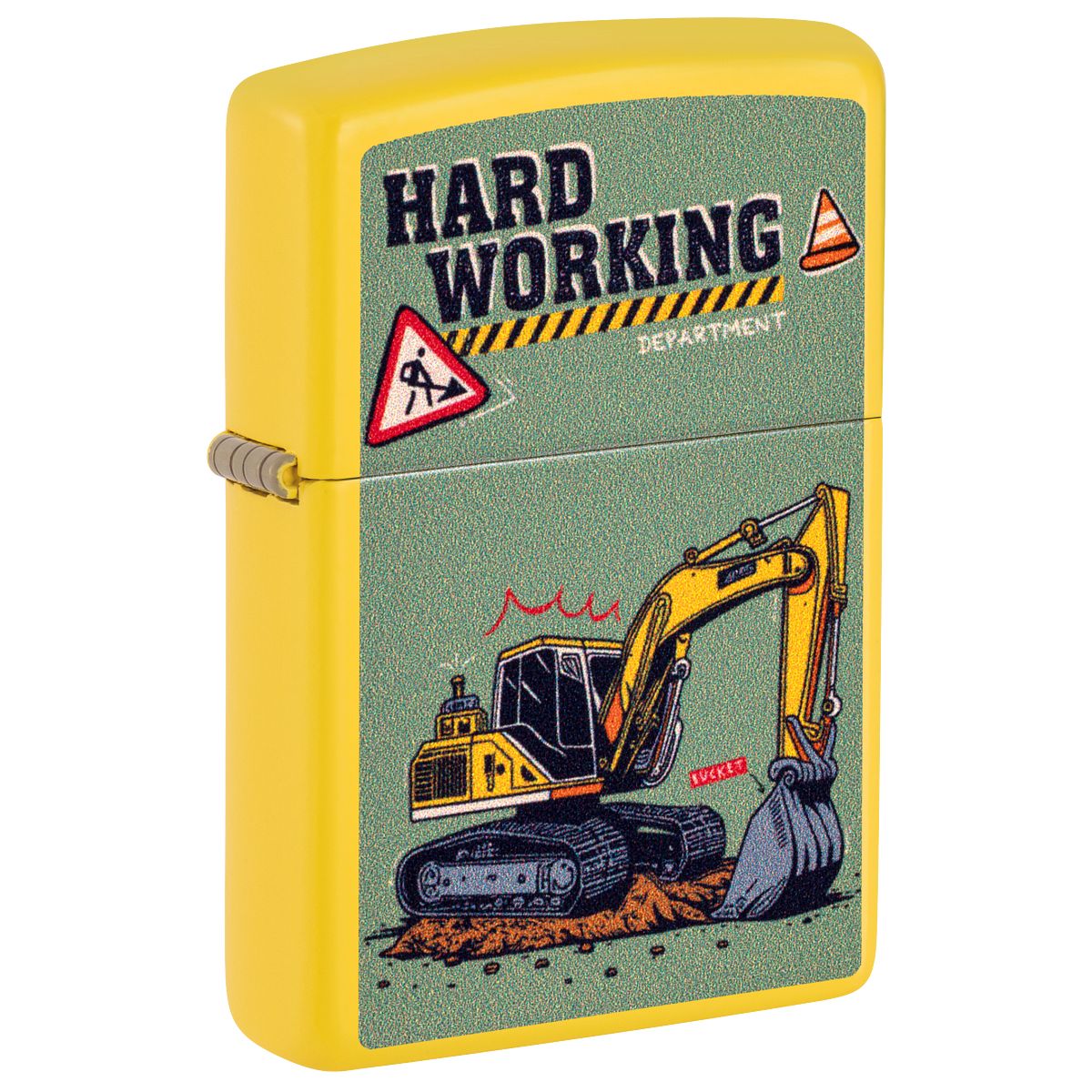 Zippo Lighter: Hard Working Department - Sunflower 46892