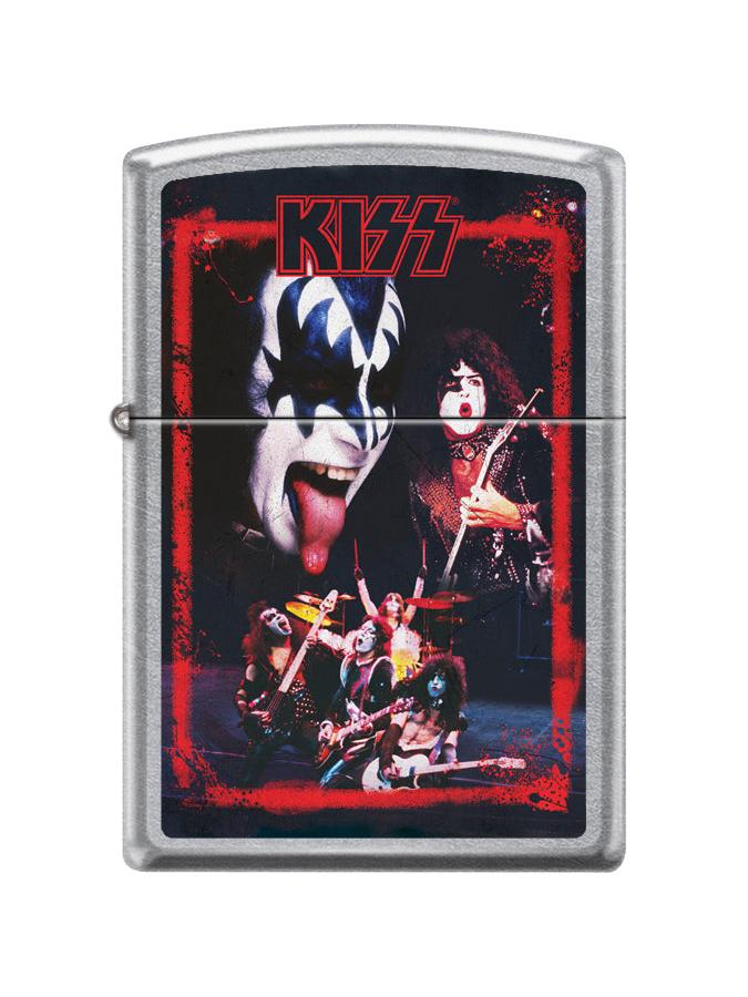 Zippo Lighter: KISS Band Members - Street Chrome 46974