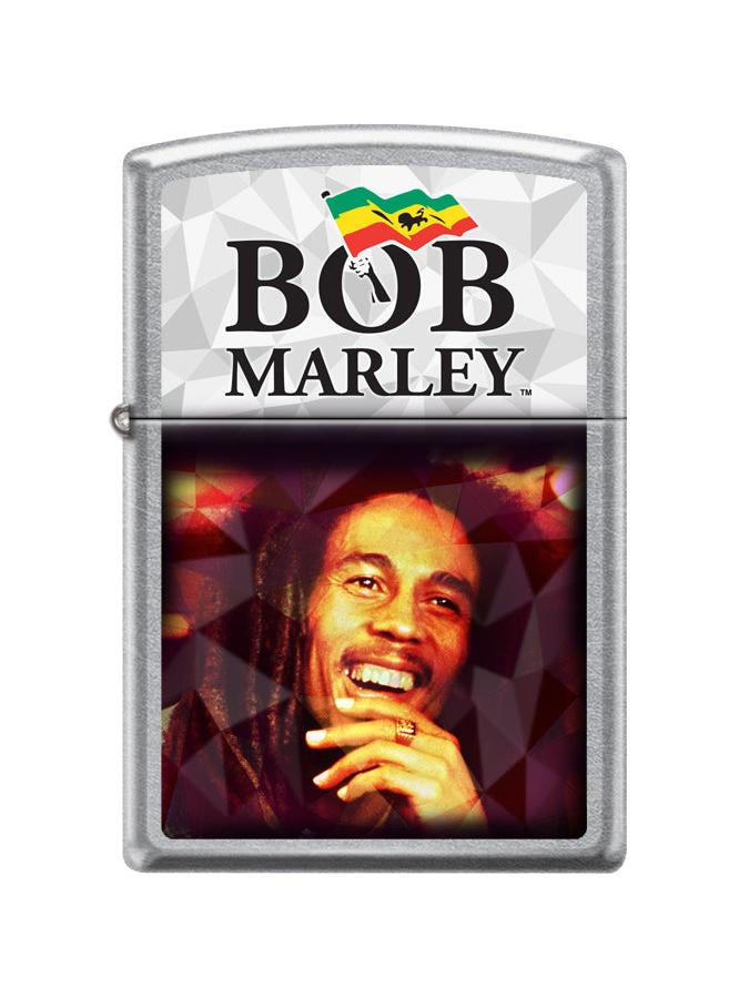 Zippo Lighter: Bob Marley Design - Street Chrome 46994