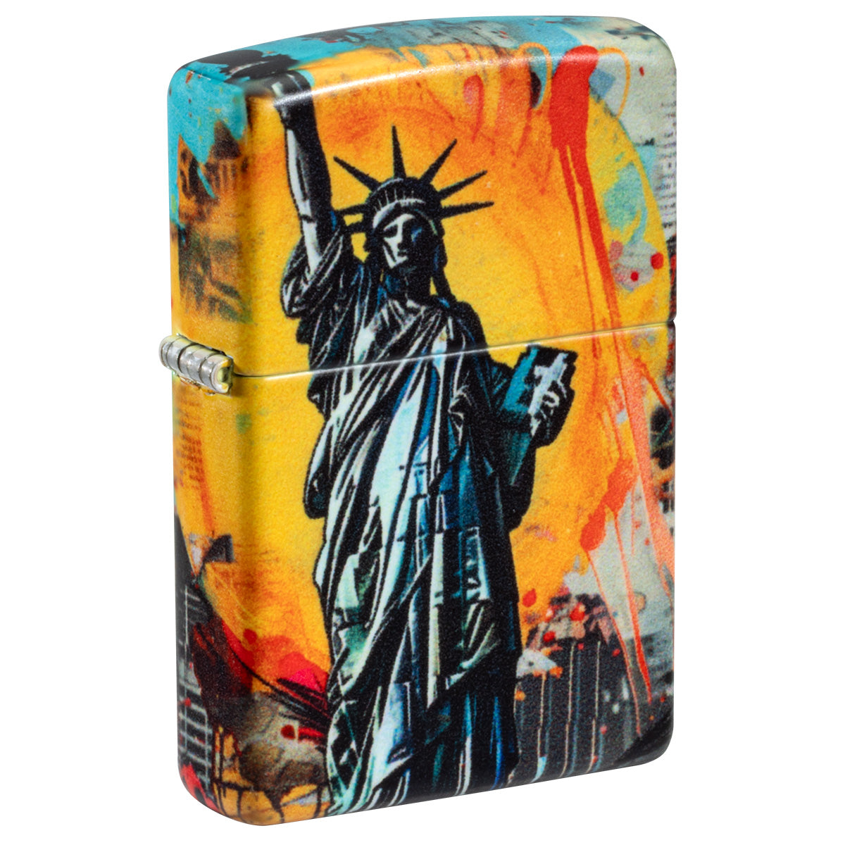 Zippo Lighter: Statue of Liberty Collage - 540 Color 47013