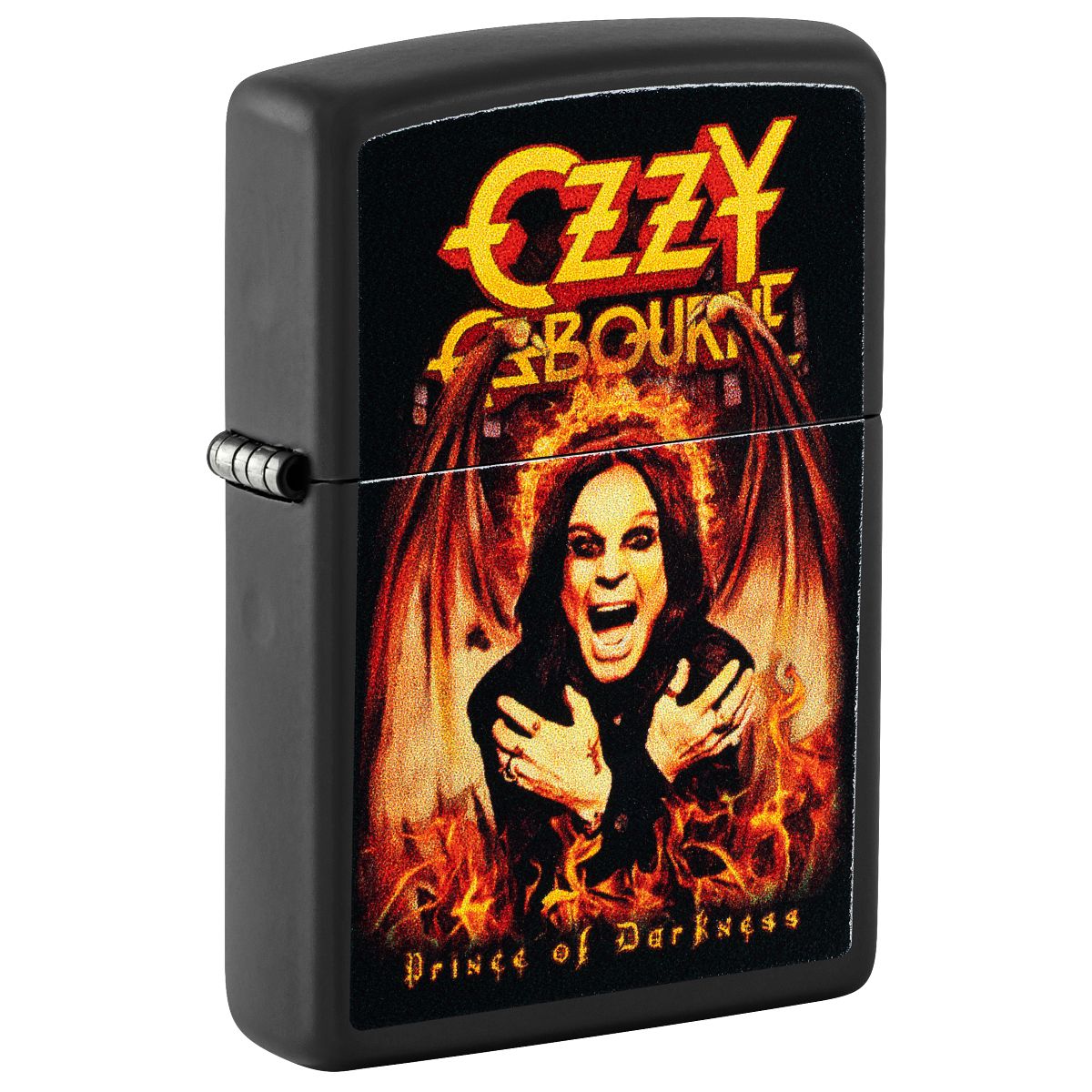 Zippo Lighter: Ozzy Osbourne, Prince of Darkness - Black Matte 47082
