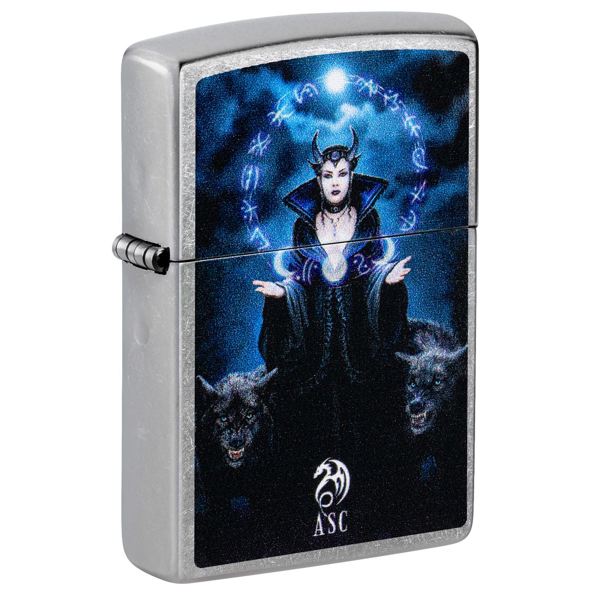 Zippo Lighter: Moon Witch by Anne Stokes - Street Chrome 47084