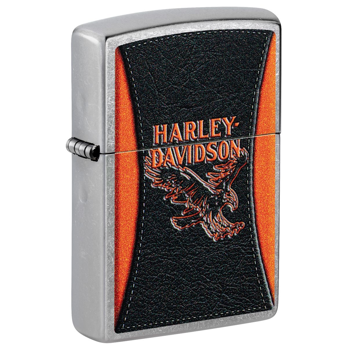 Zippo Lighter: Harley-Davidson, Eagle Design - Street Chrome 47097