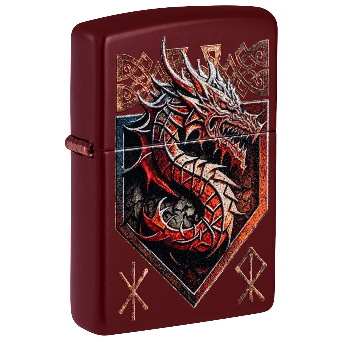Zippo Lighter: Dragon Shield - Merlot 47136