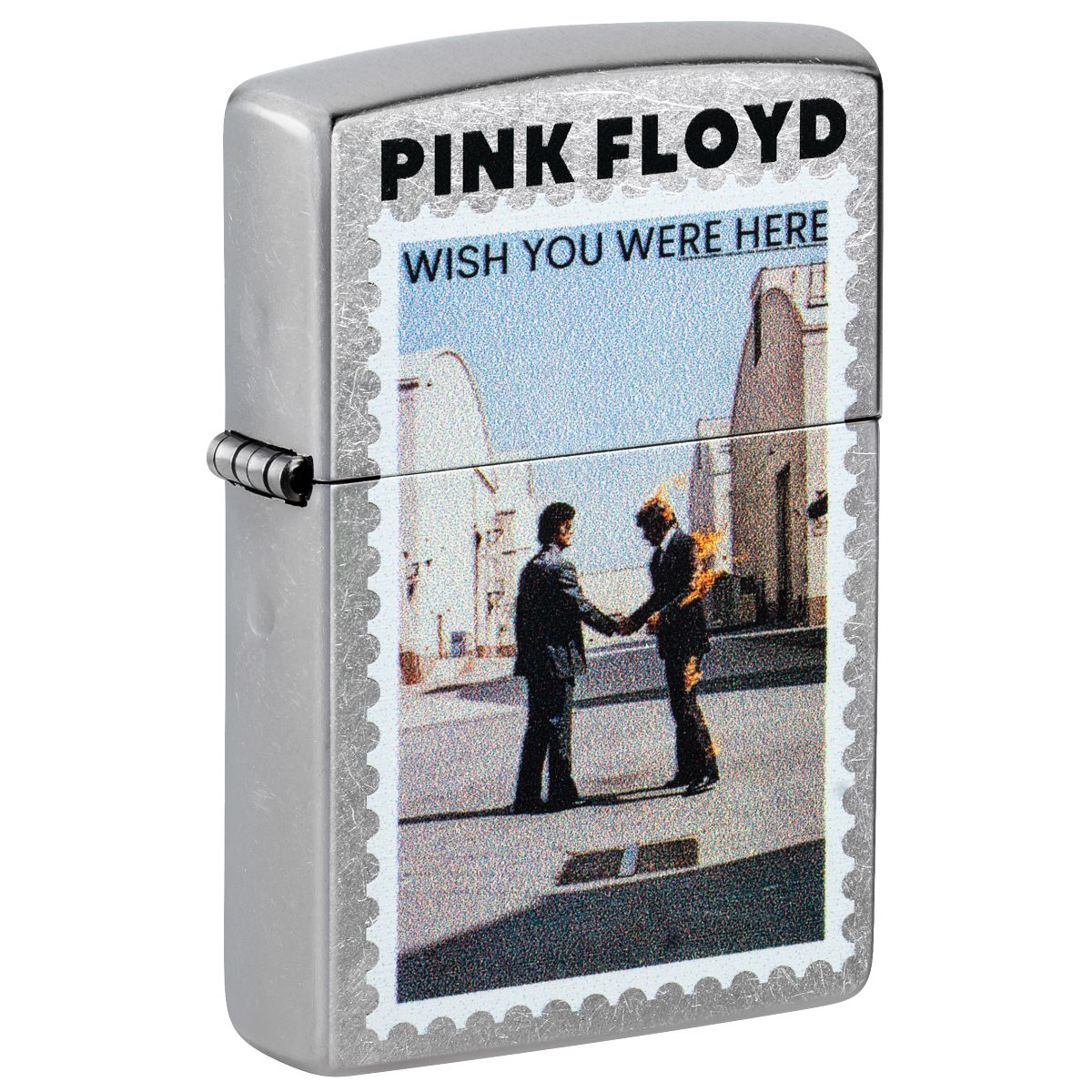 Zippo Lighter: Pink Floyd, Wish You Were Here - Street Chrome 47240