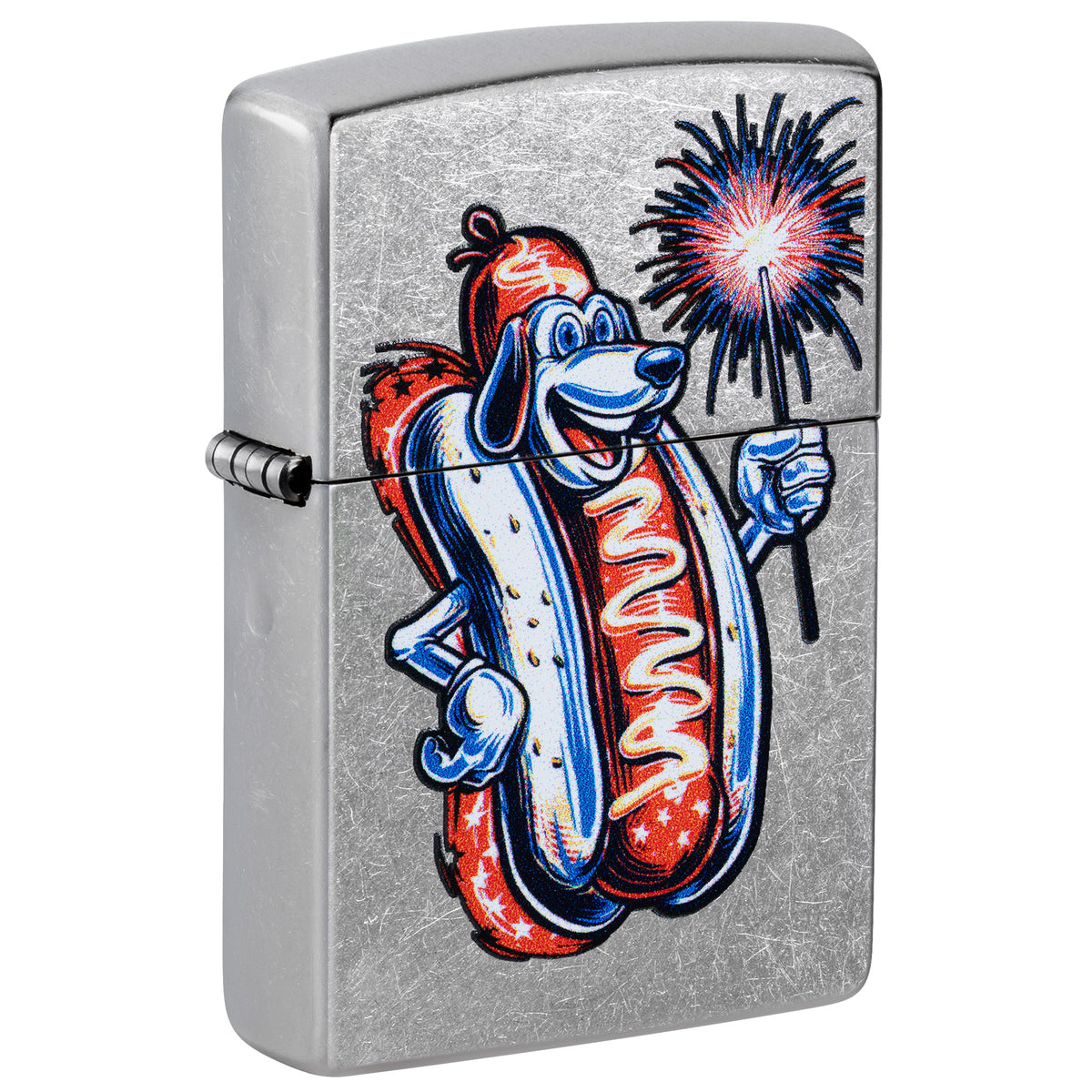 Zippo Lighter: Freedom Frank Design - Street Chrome 47275
