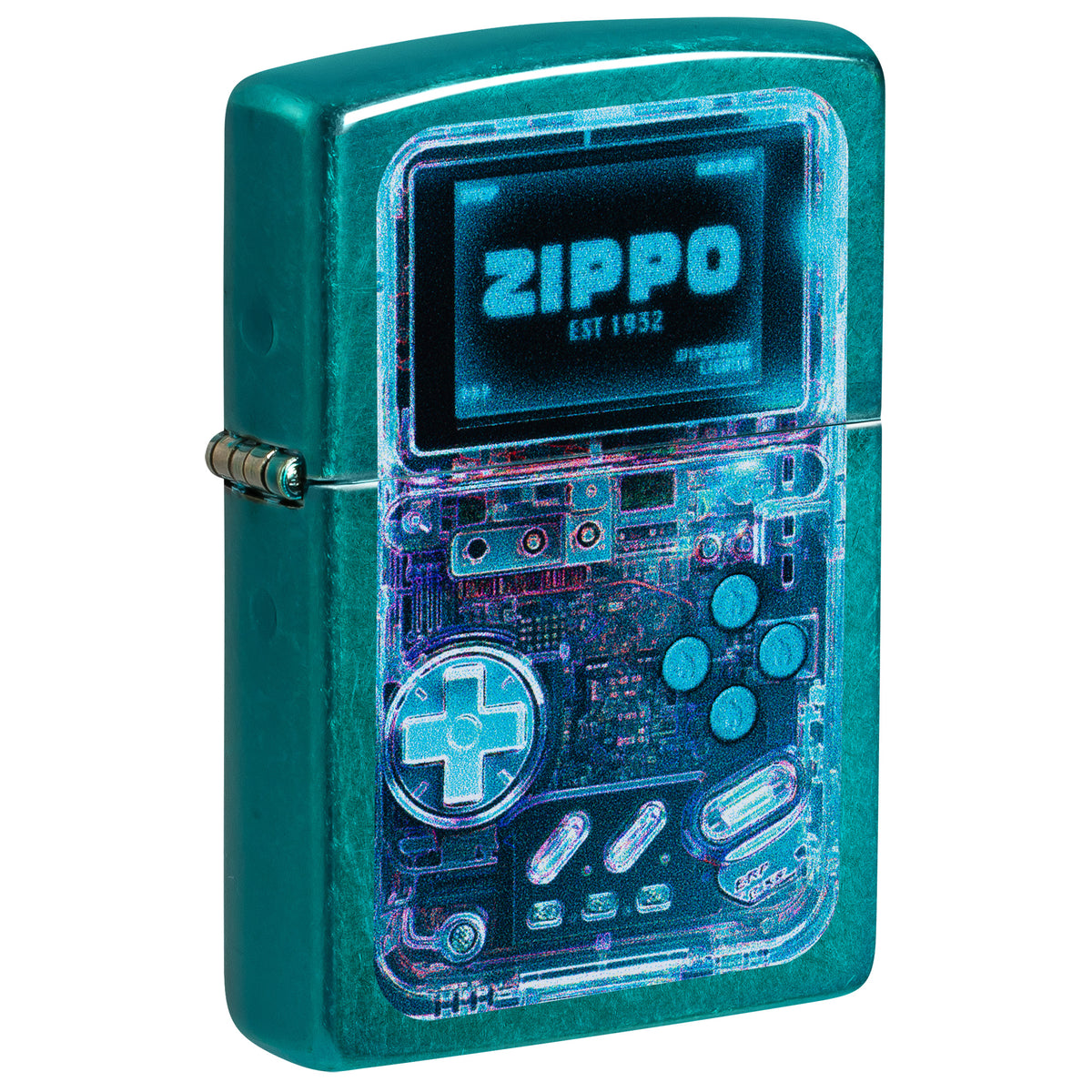 Zippo Lighter: Game On Design - Candy Teal 47434
