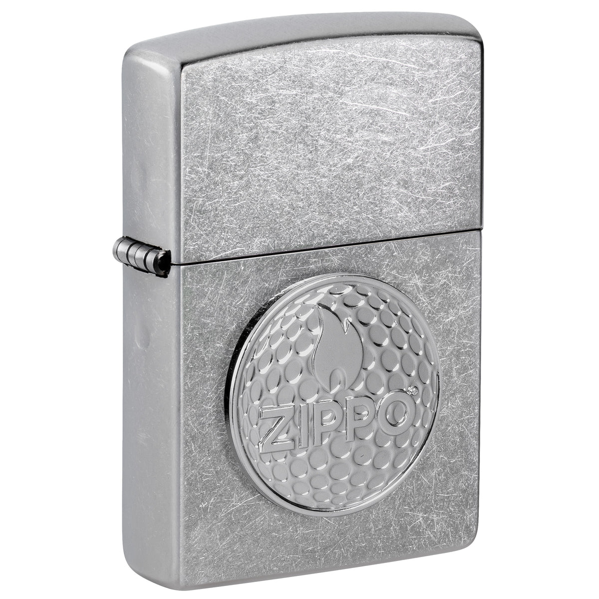 Zippo Lighter: Golf Ball Marker Emblem - Street Chrome 47573