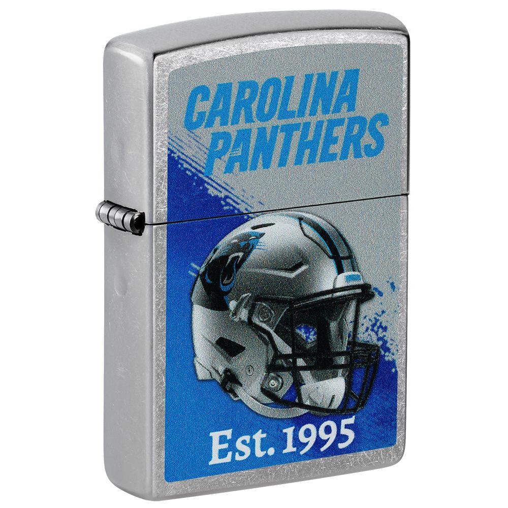 Zippo Lighter: NFL Football, Carolina Panthers - Street Chrome 47685