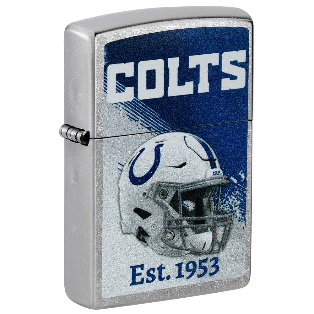 Zippo Lighter: NFL Football, Indianapolis Colts - Street Chrome 47695