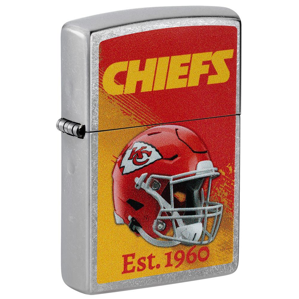 Zippo Lighter: NFL Football, Kansas City Chiefs - Street Chrome 47697
