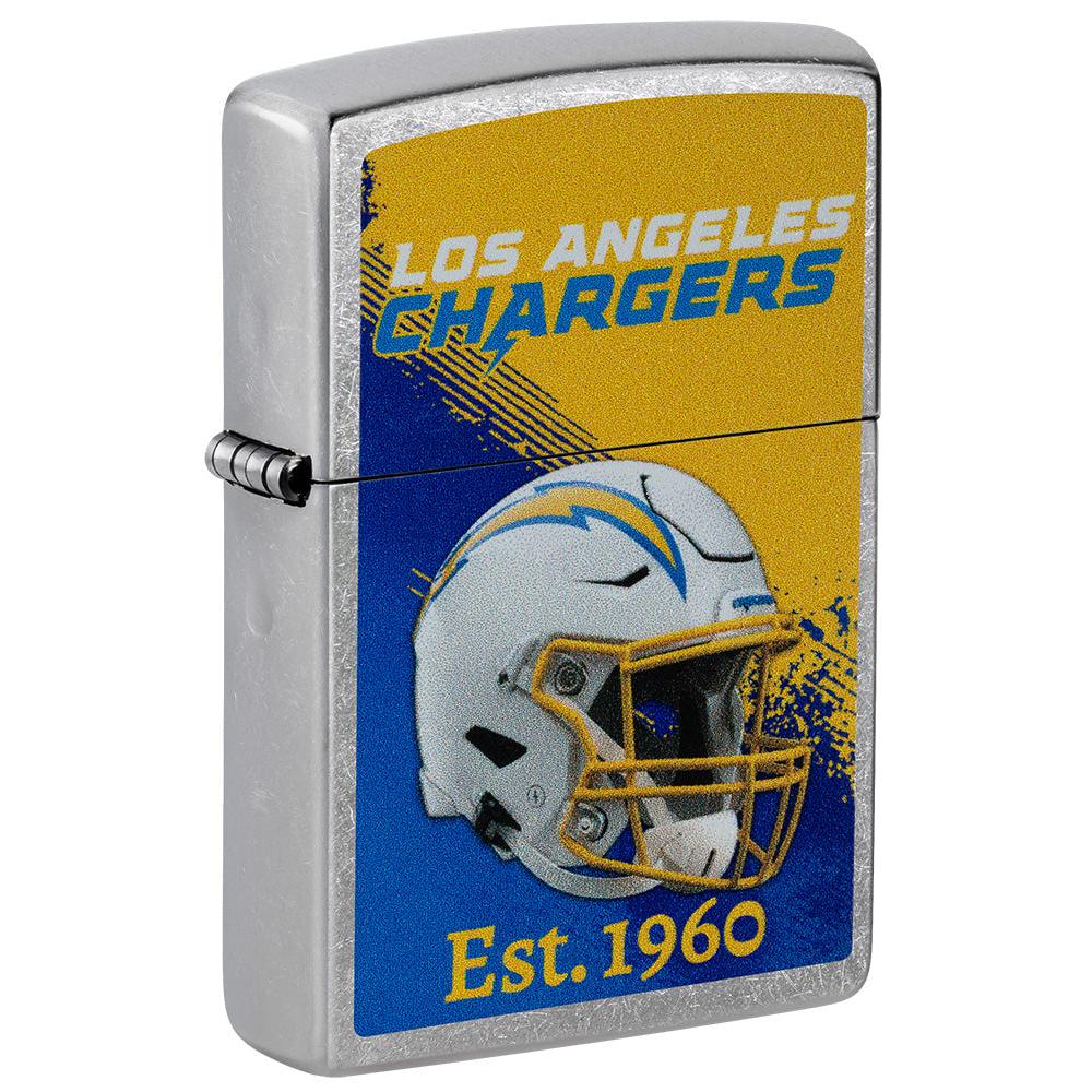 Zippo Lighter: NFL Football, Los Angeles Chargers - Street Chrome 47699