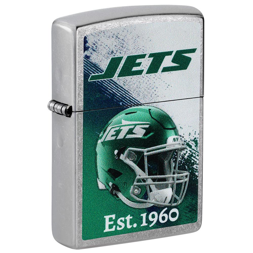 Zippo Lighter: NFL Football, New York Jets - Street Chrome 47707