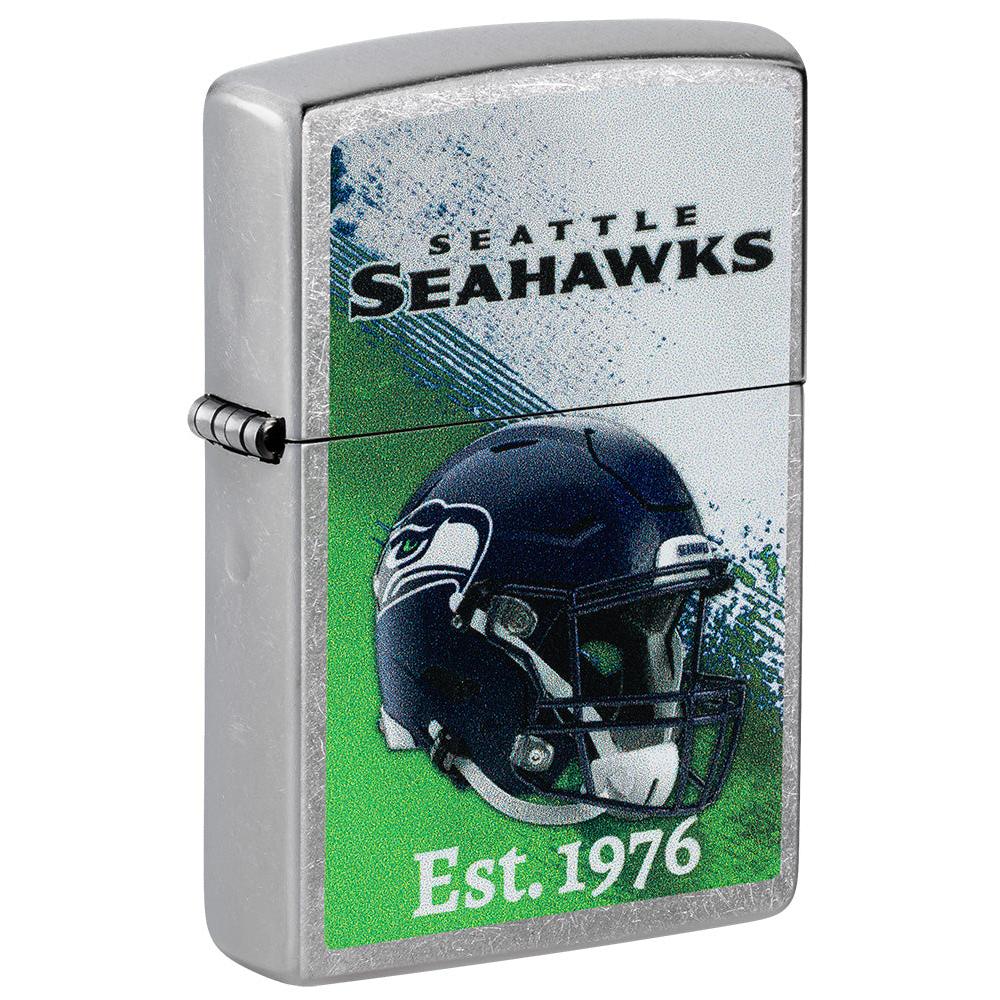 Zippo Lighter: NFL Football, Seattle Seahawks - Street Chrome 47712