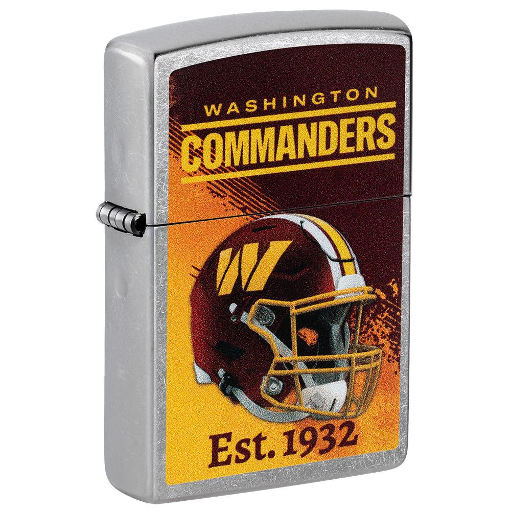 Zippo Lighter: NFL Football, Washington Commanders - Street Chrome 47716