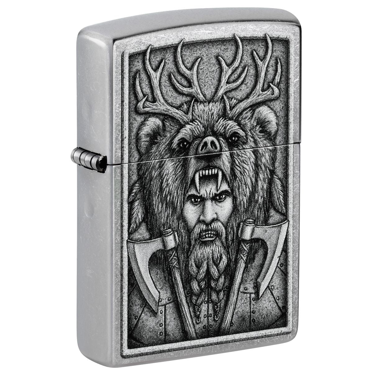 Zippo Lighter: Barbarian Warrior - Street Chrome 48731