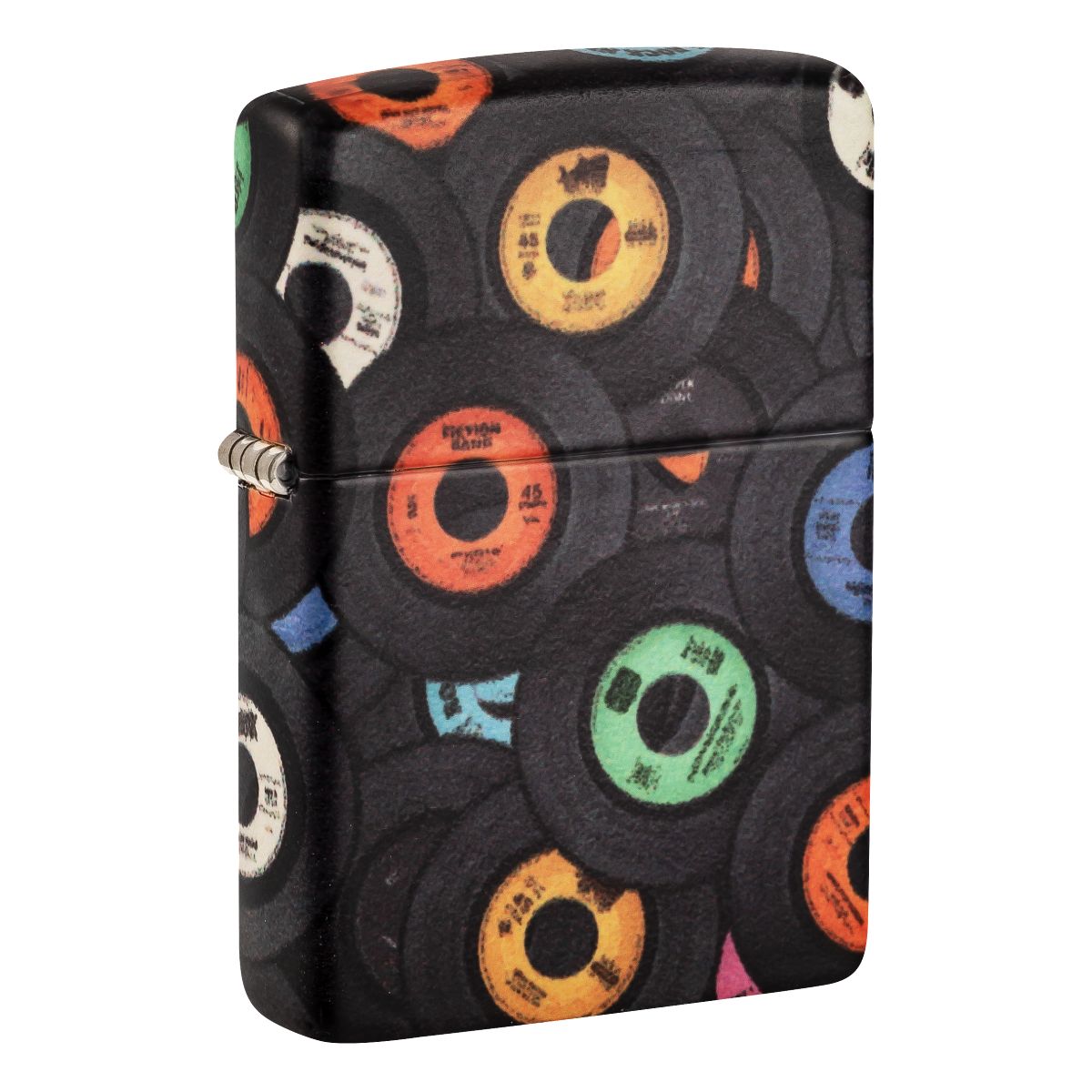 Zippo Lighter: Music Records, 540 Color - 540 Matte 48770