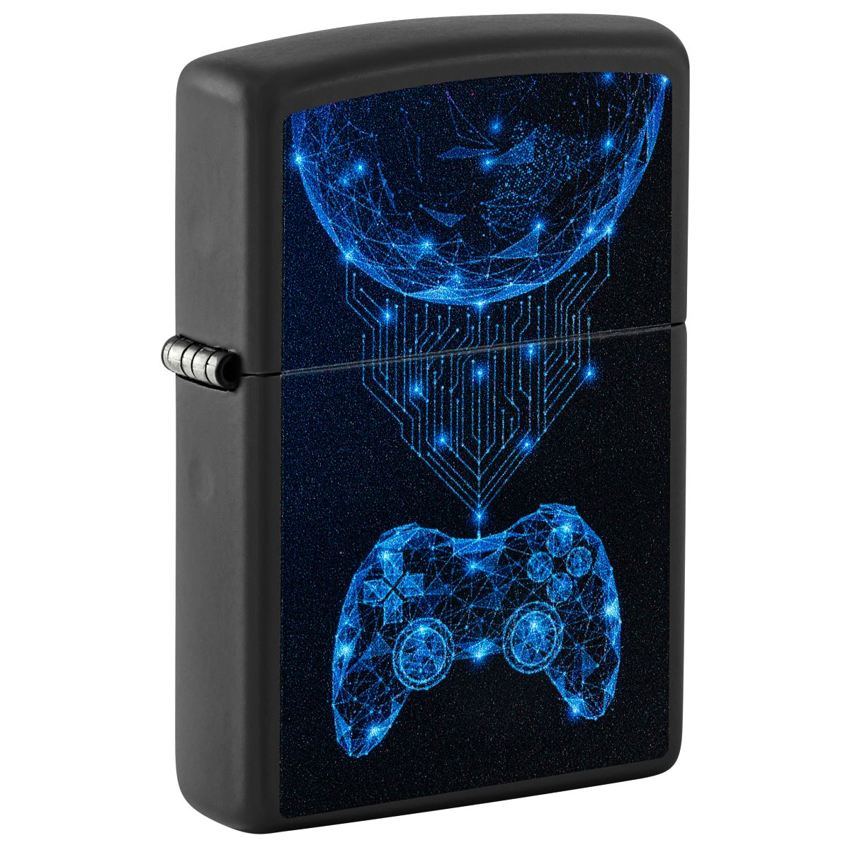 Zippo Lighter: Gaming Design - Black Matte 48912