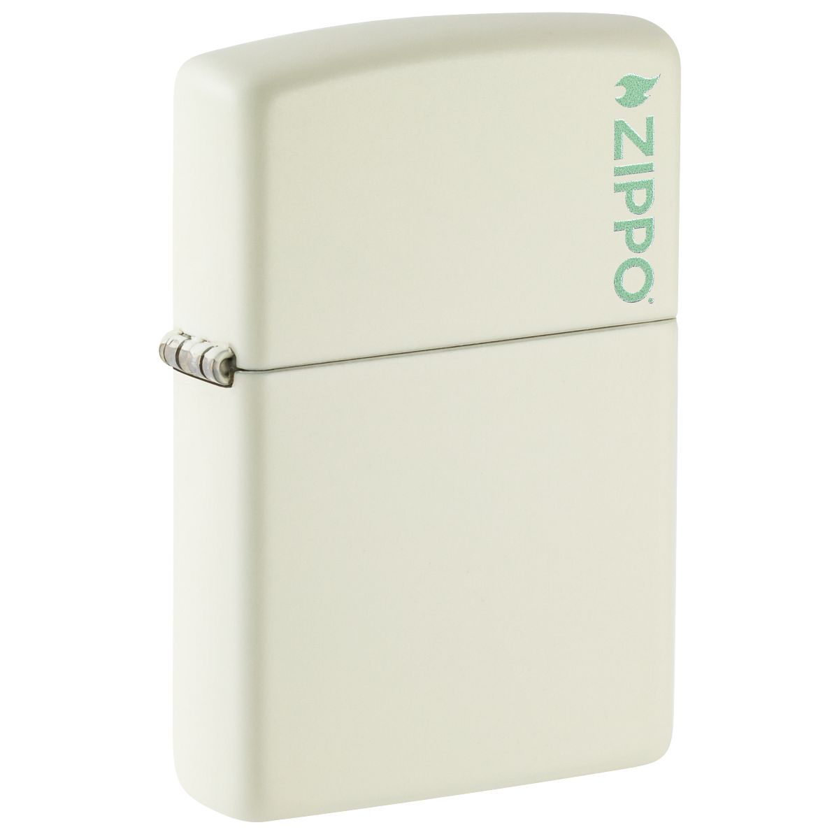 Zippo Lighter: Zippo Logo - Glow In The Dark Matte 49193ZL