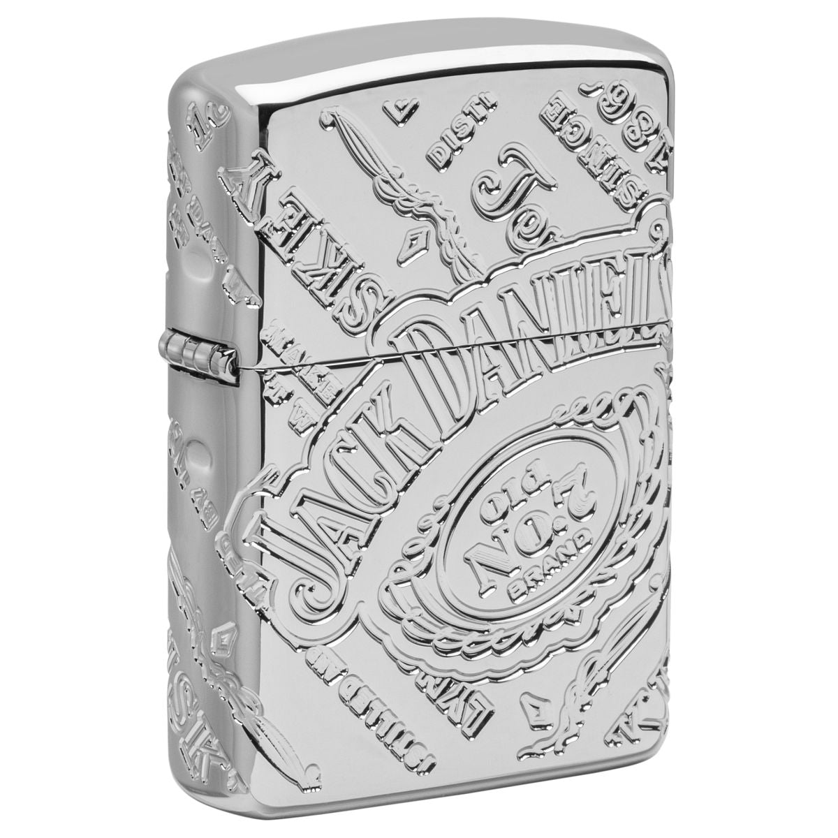 Zippo Lighter: Armor Jack Daniel's MultiCut - High Polish Chrome 49869