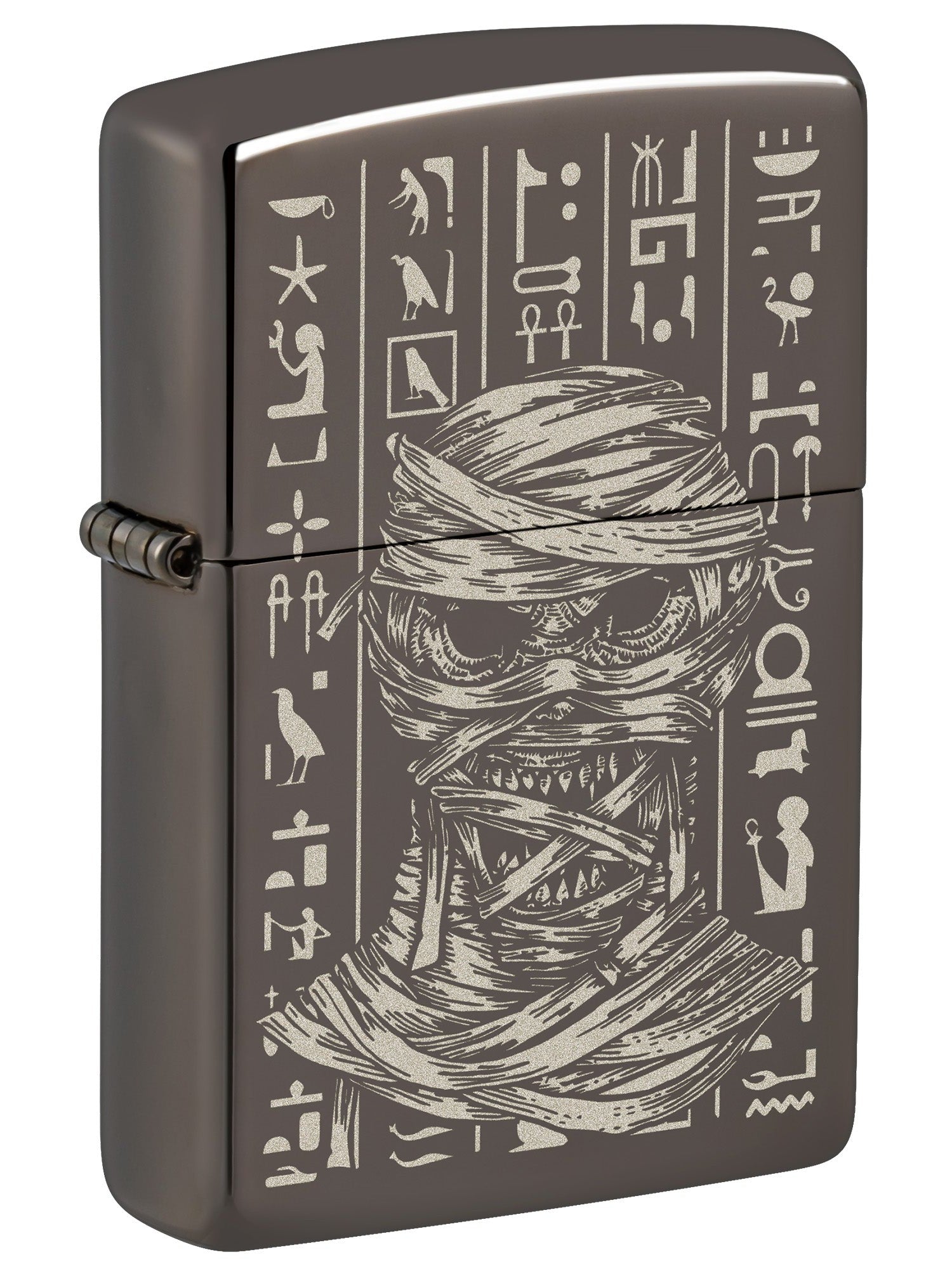 Zippo Lighter: Egyptian Mummy - Black Ice 81658