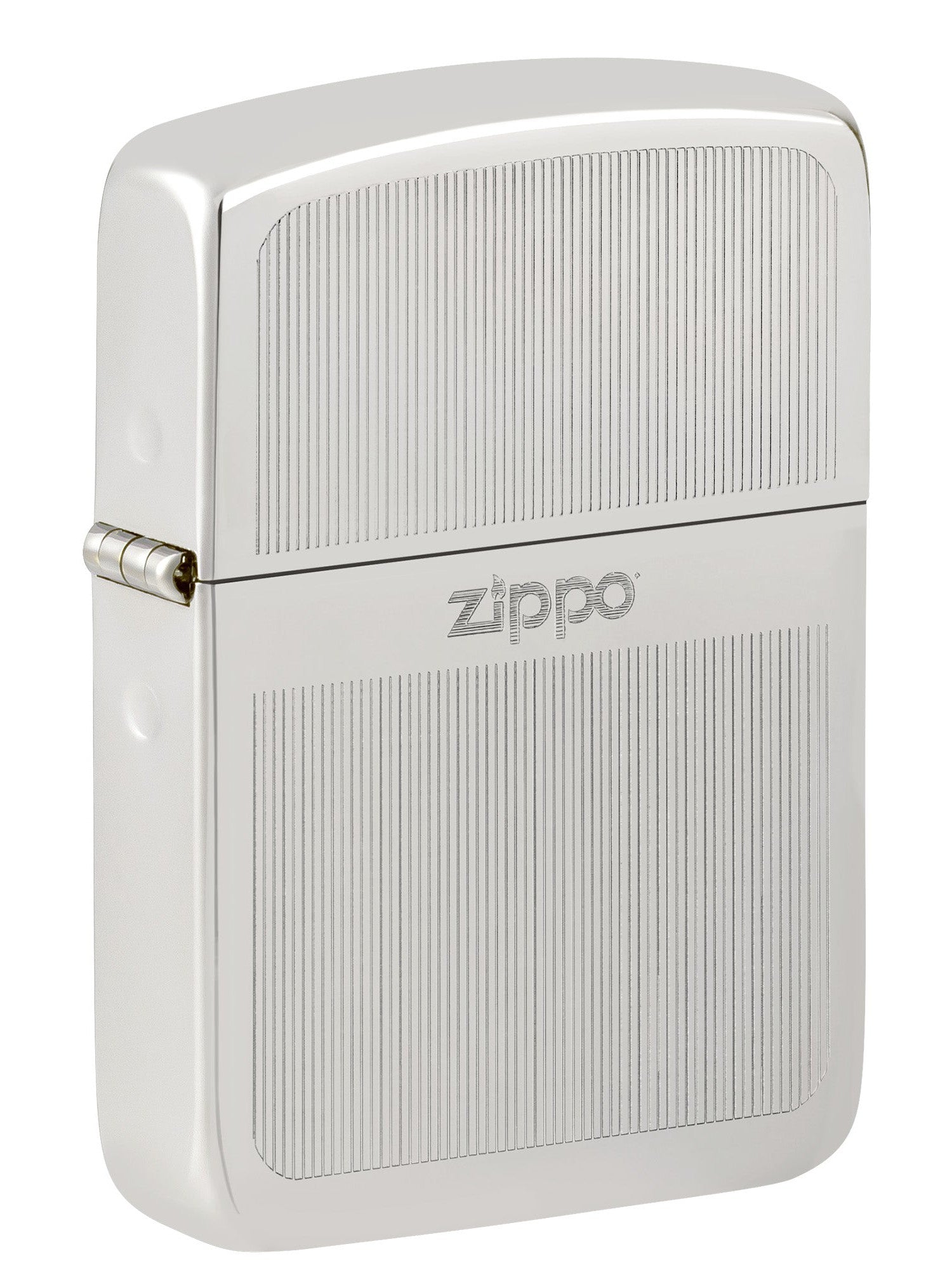 Zippo Sterling Silver Lighter: 1941 Replica with Engraved Design - High Polish 81664