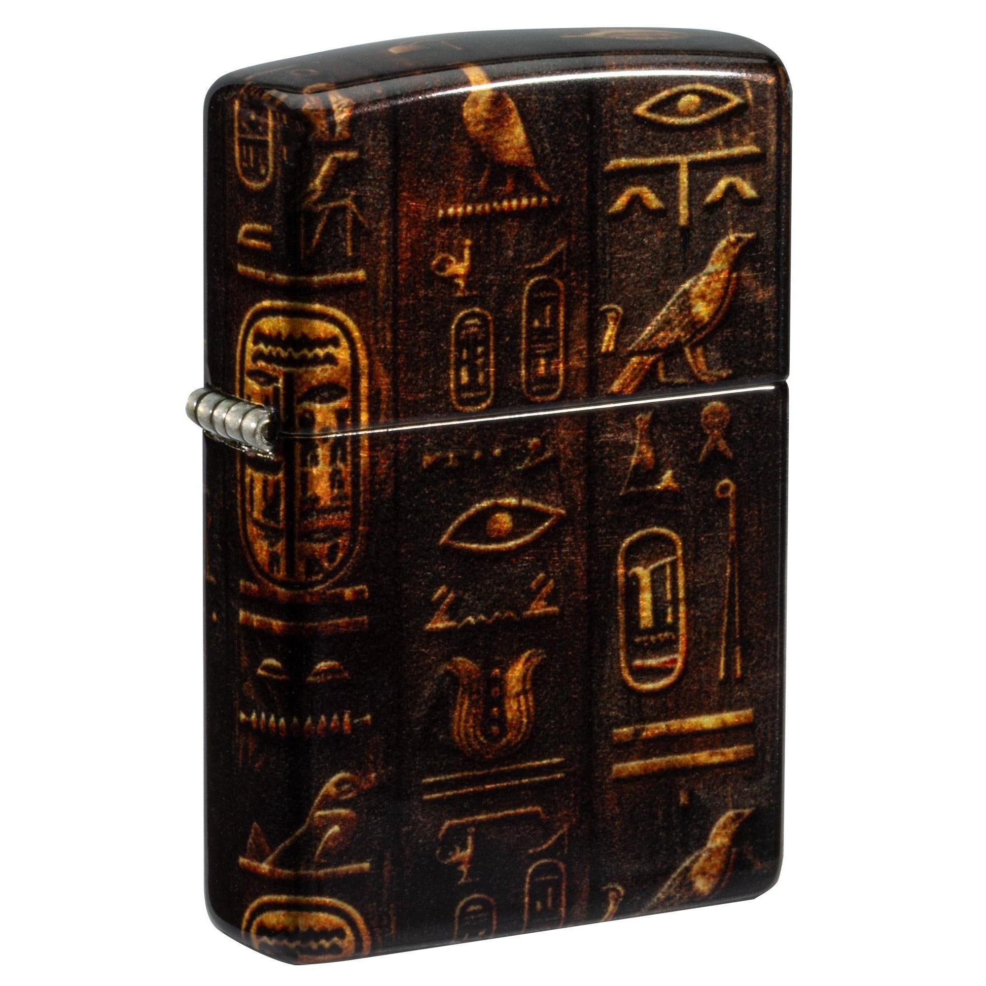 Zippo Lighter: Egyptian Hieroglyphics - 540 Fusion 81666