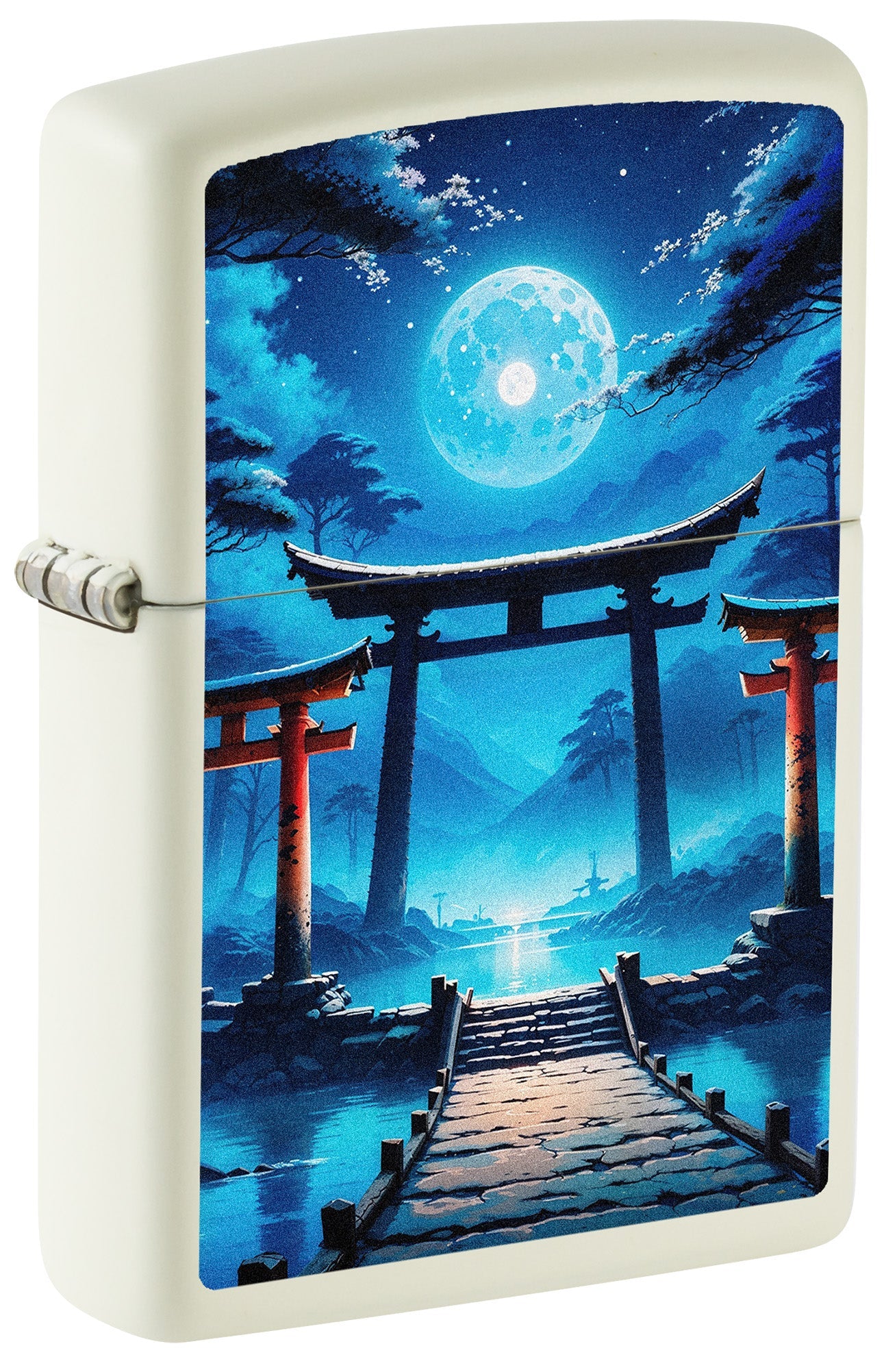 Zippo Lighter: Japanese Temple - Glow-in-the-Dark 81670