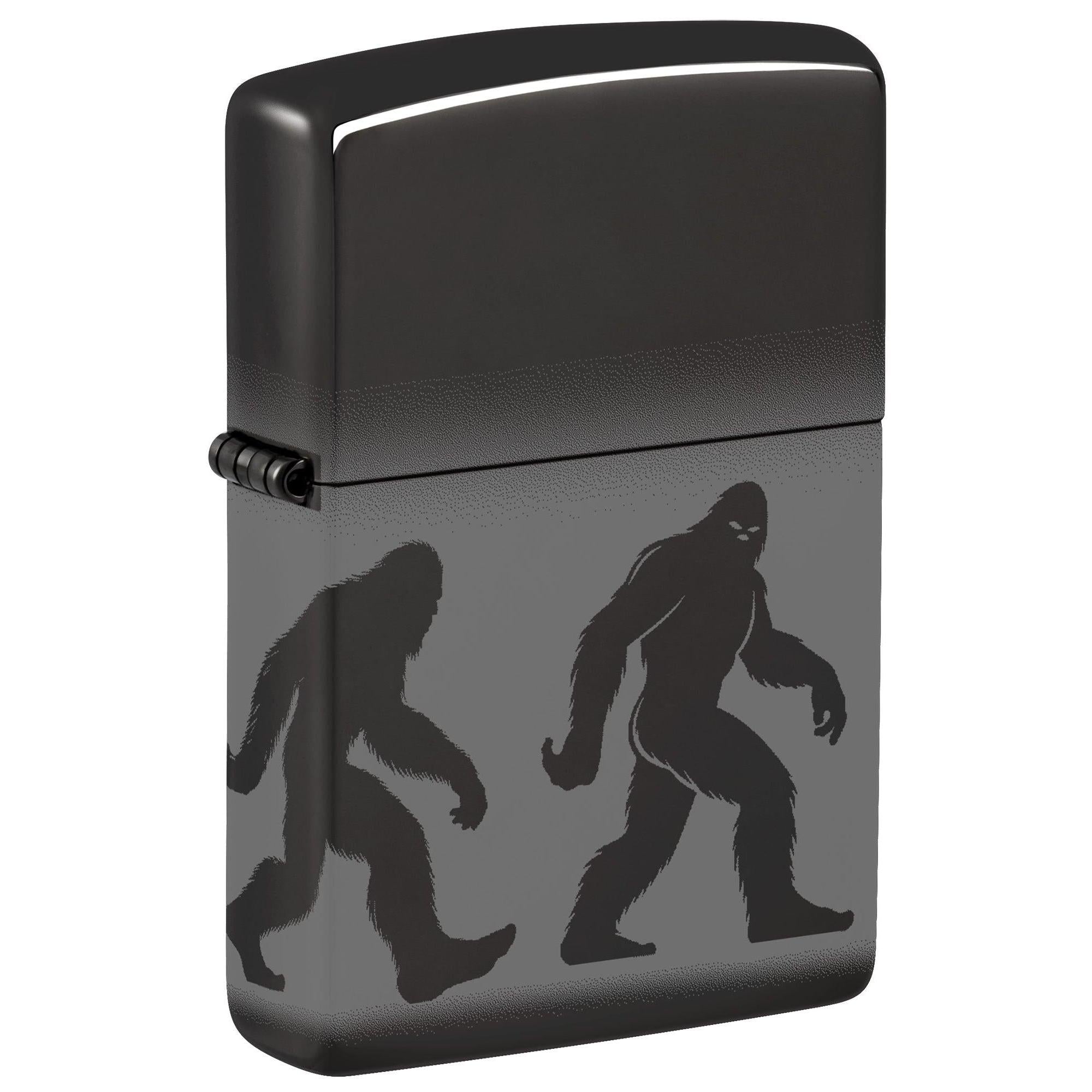 Zippo Lighter: Bigfoot, Photo 360 - High Polish Black 81679