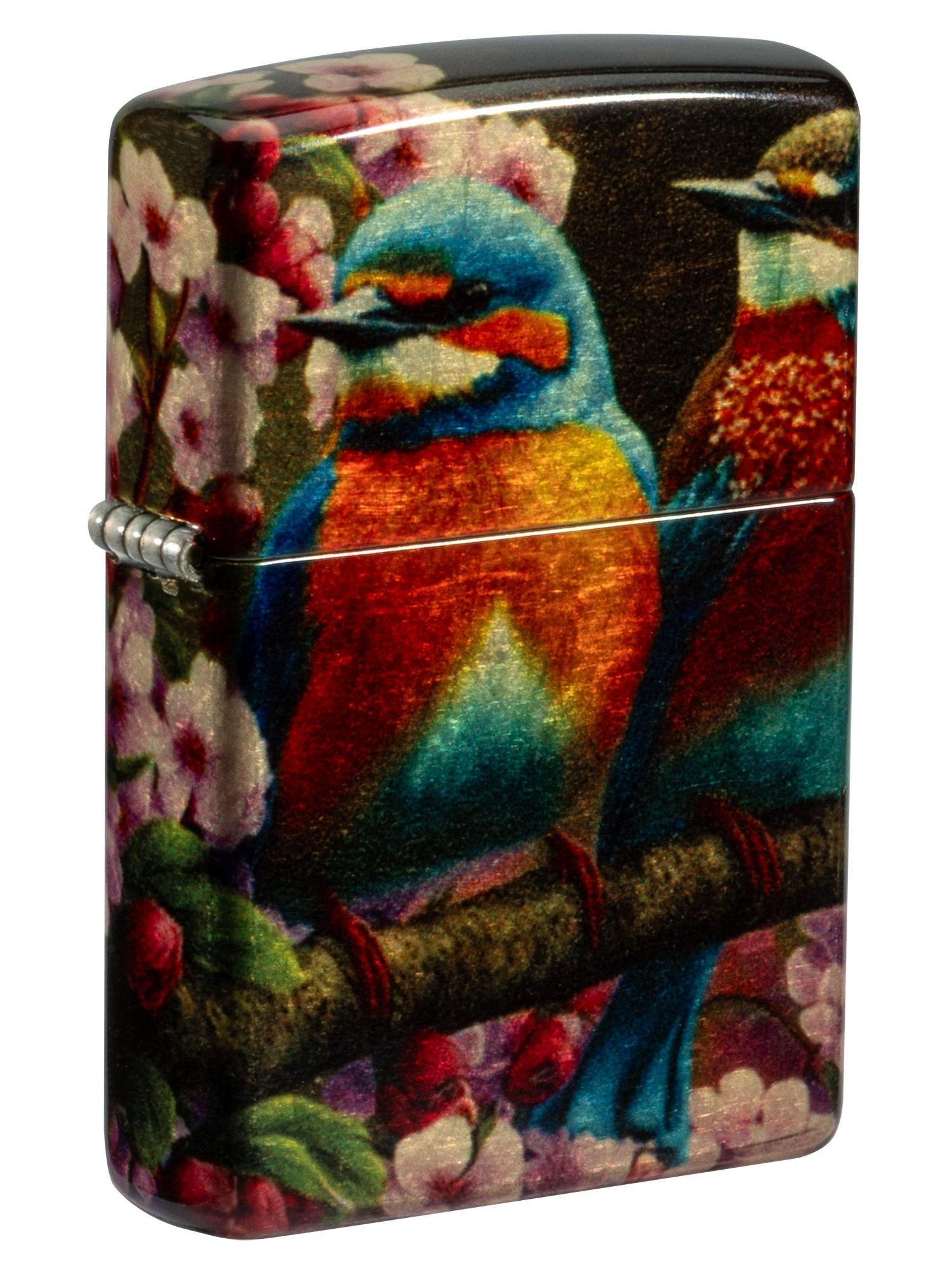 Zippo Lighter: Colorful Birds - 540 Fusion 81698