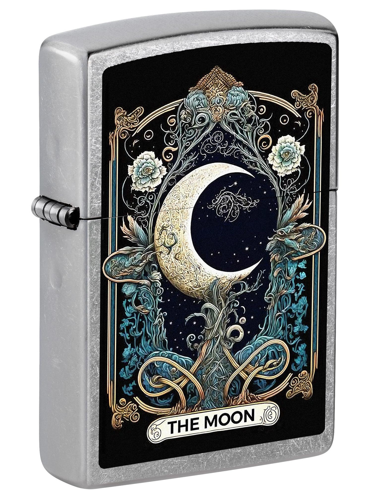 Zippo Lighter: The Moon Tarot Card - Street Chrome 81703