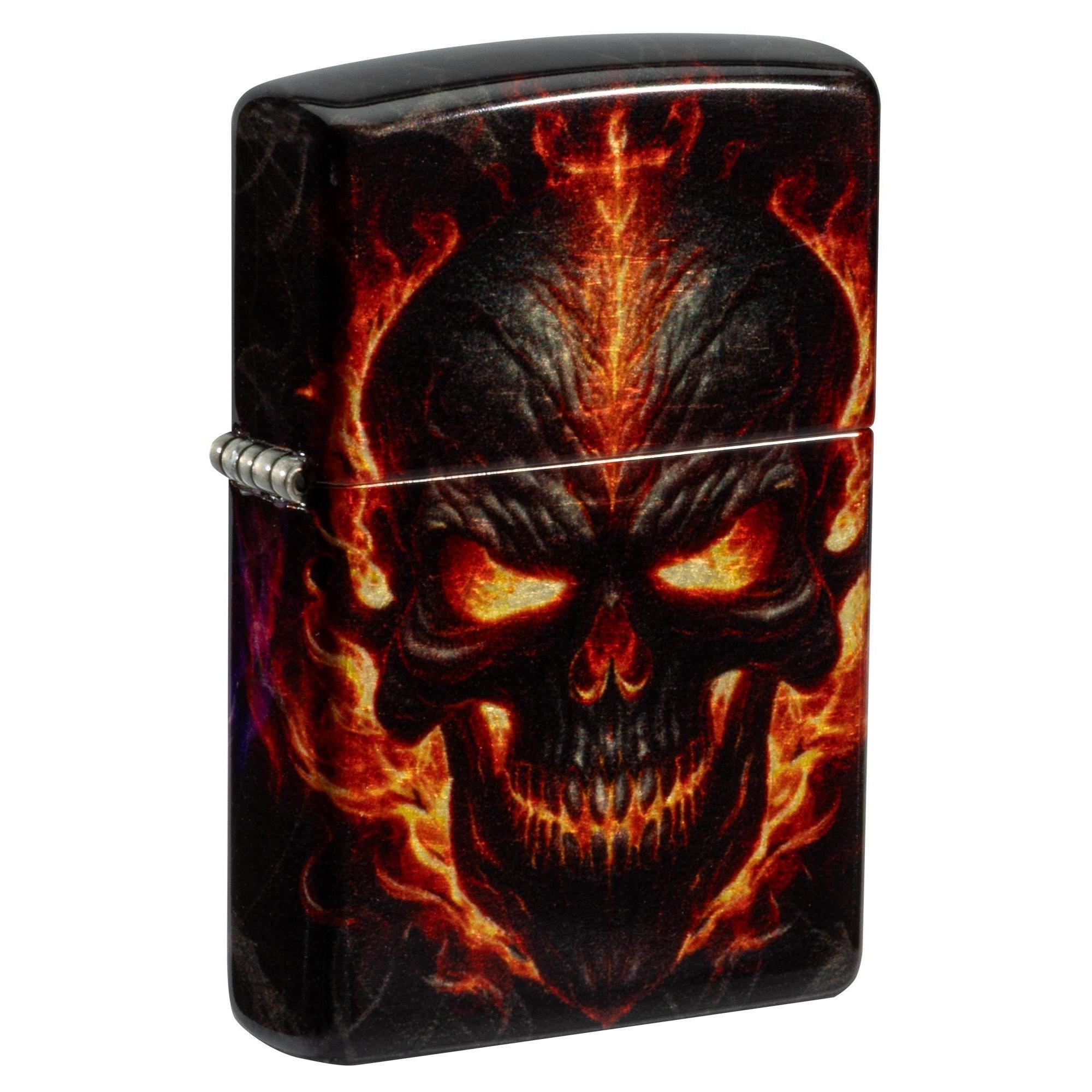 Zippo Lighter: Flaming Skull - 540 Fusion 81706