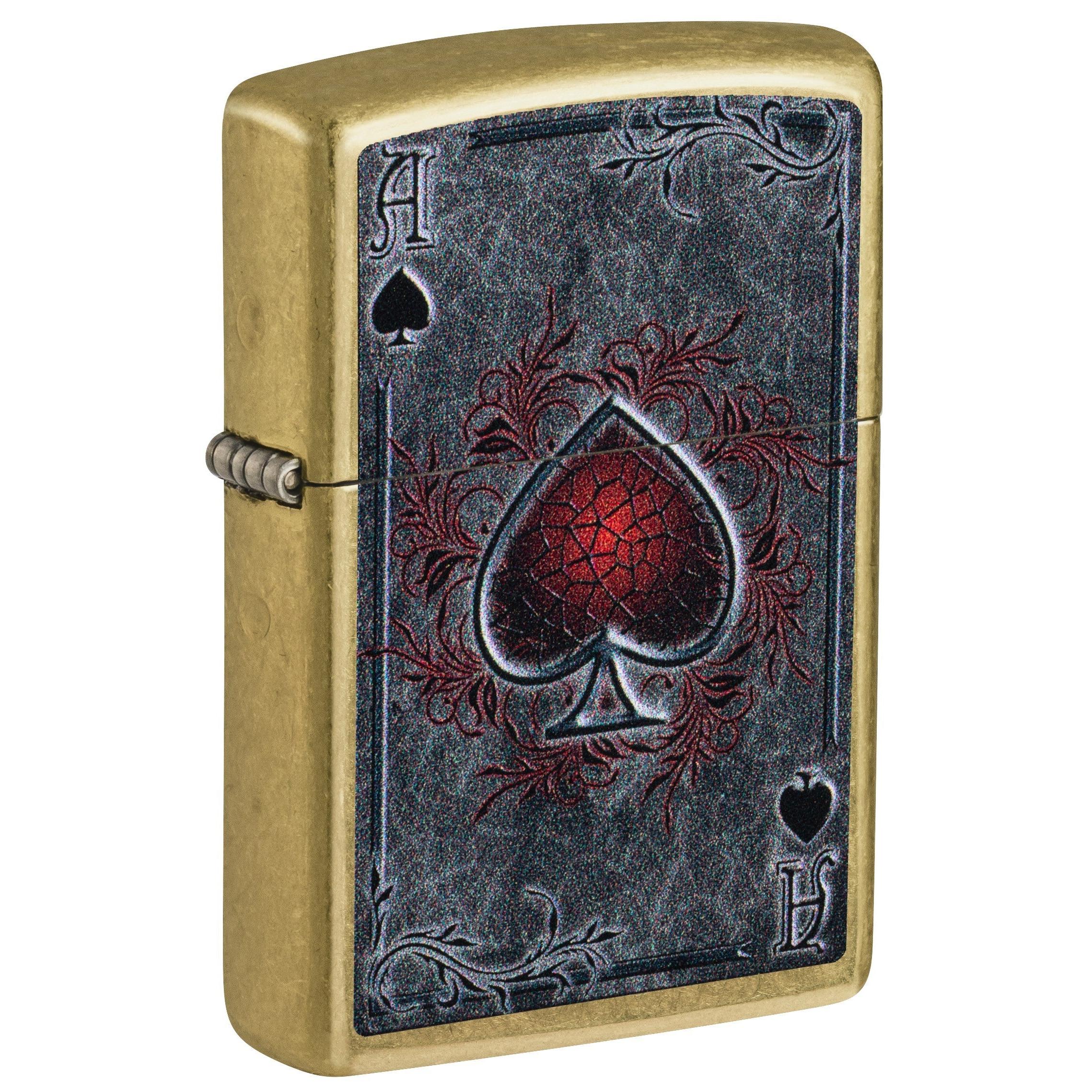 Zippo Lighter: Ace of Spades - Street Brass 81729