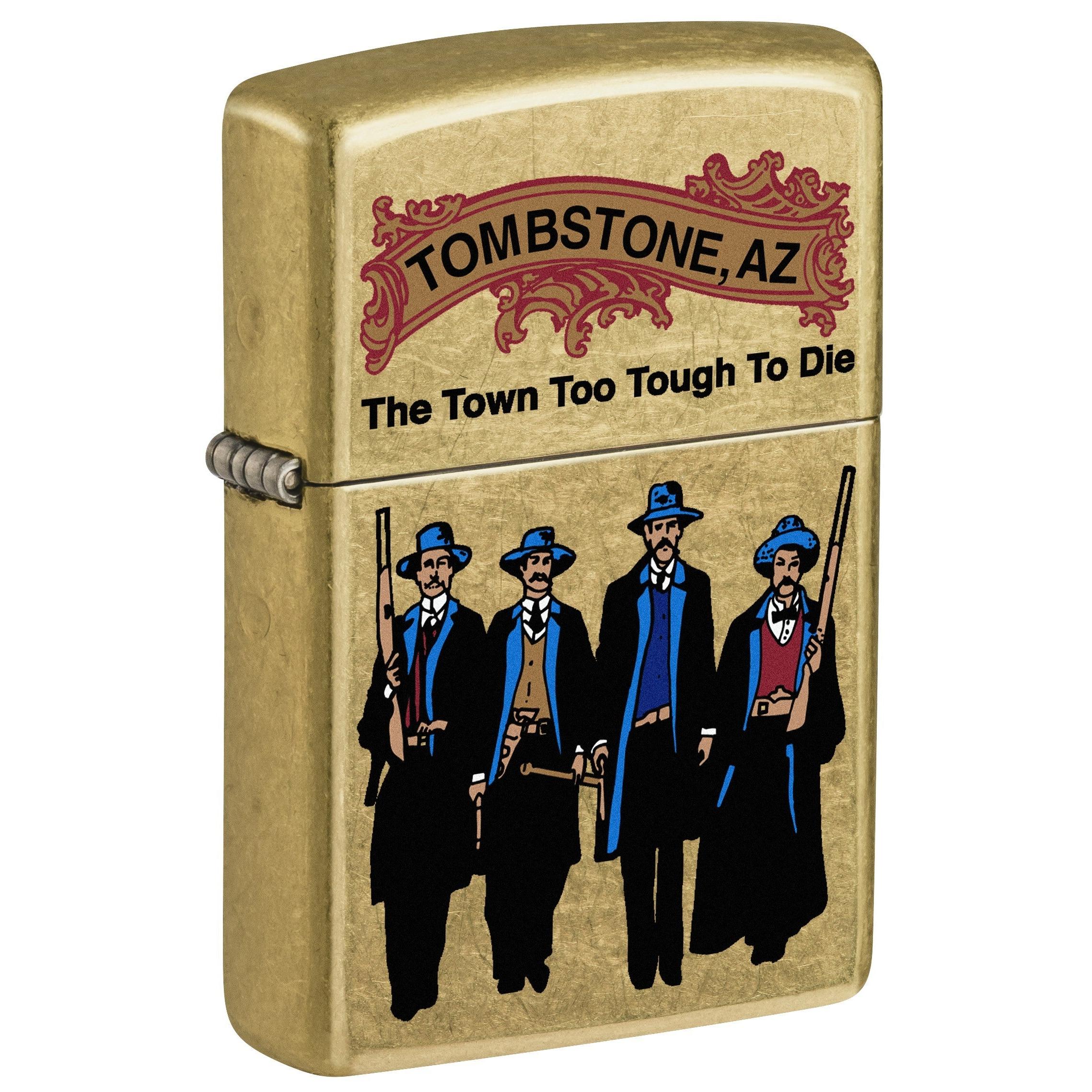 Zippo Lighter: Tombstone, Arizona - Street Brass 81737