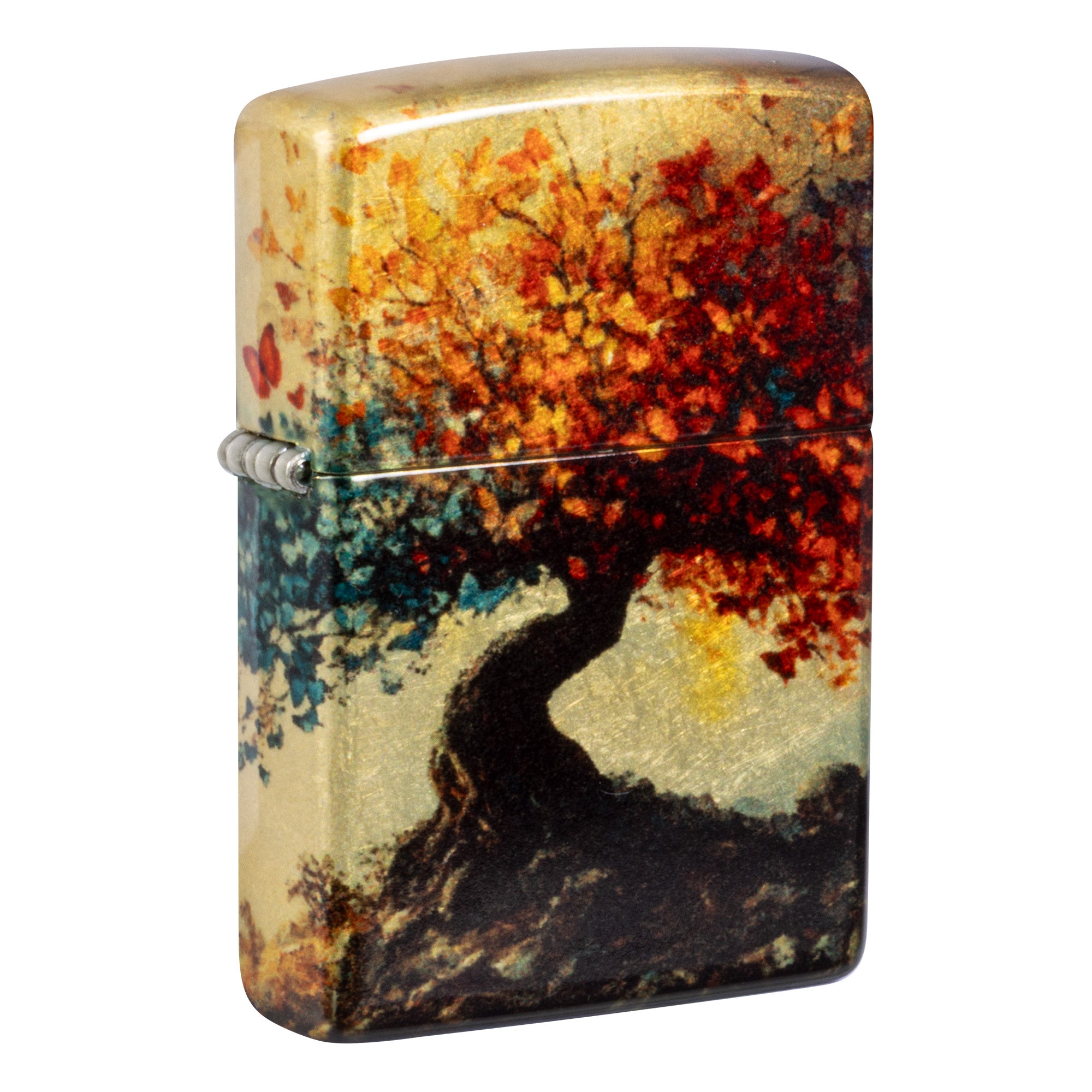 Zippo Lighter: Tree of Life with Butterflies - 540 Fusion 81825