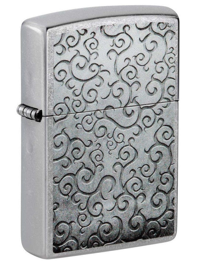 Zippo Lighter: Vines Design - Street Chrome 48726