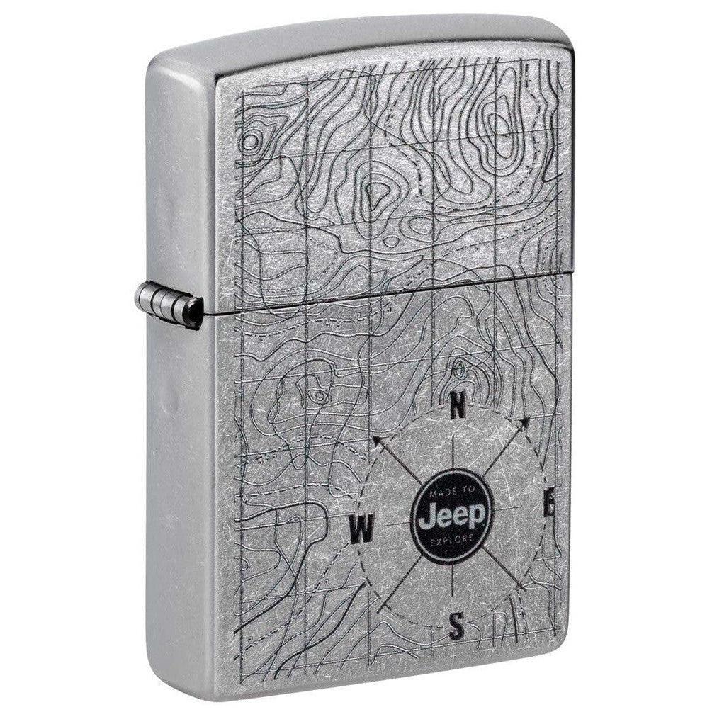 Zippo Lighter: Jeep, Made to Explore - Street Chrome 48765