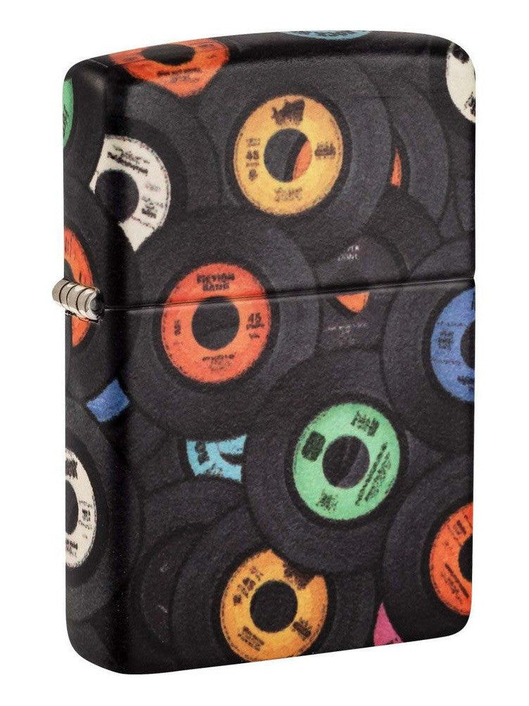 Zippo Lighter: Music Records, 540 Color - 540 Matte 48770