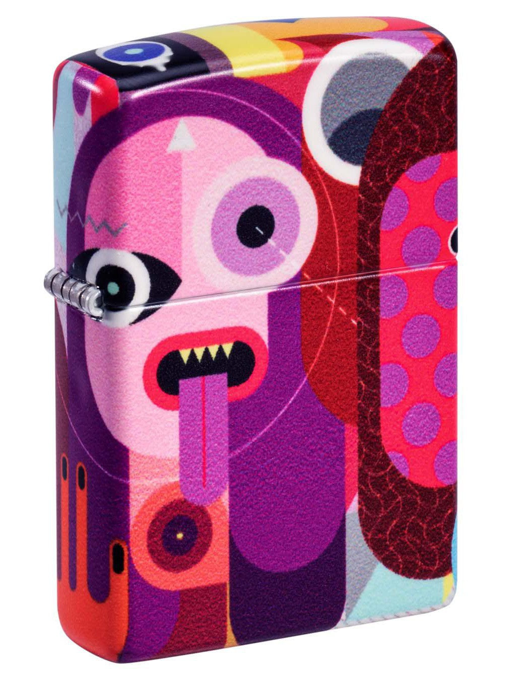 Zippo Lighter: Abstract Design - 540 White Matte 48865