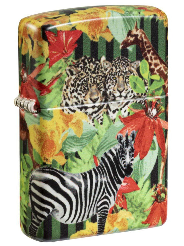 Zippo Lighter: Animals in the Jungle, 540 Color - Glow In The Dark 81354