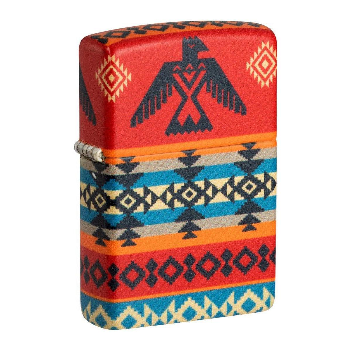 Zippo Lighter: Indian Thunderbird Pattern - 540 Color 81475