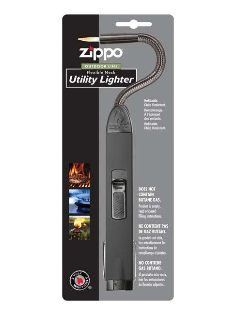 Zippo Flexible Neck Utility Lighter, Unfilled - Black 121321