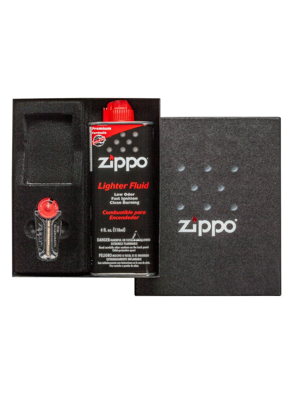 Zippo Gift Kit with Flints and Lighter Fluid - 50R
